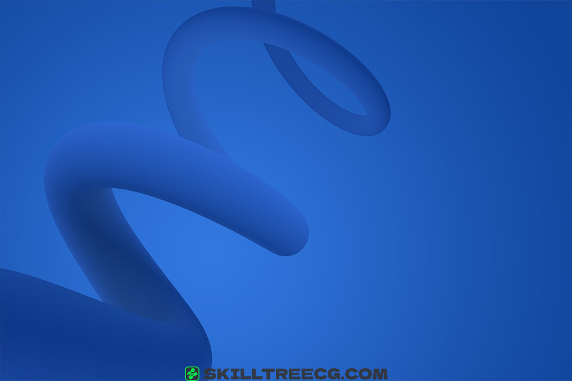 图片[5]-Twisted Flowing Shape 3D Backgrounds（478055）-技能树